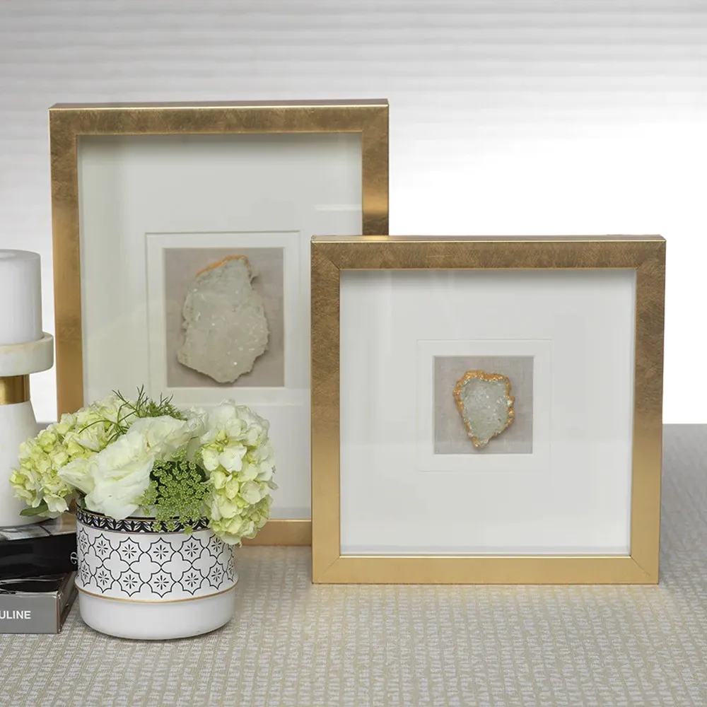 Rowan Crystal Wall Art - White, Glass