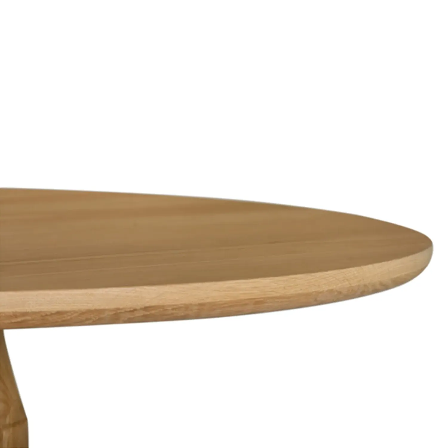 Rowel Round Dining Counter Table - Brown, Oak Wood