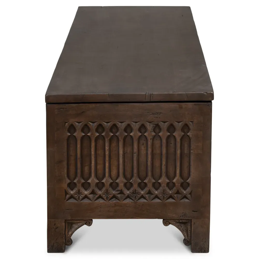 Roxane Storage Trunk - Brown, Wood