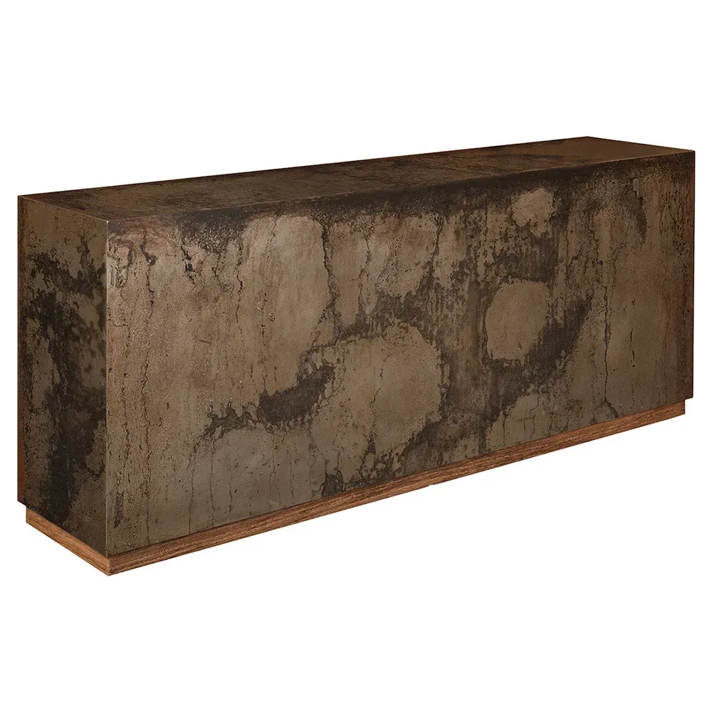 Rozalia Rectangular Console Table - Brown, Wood