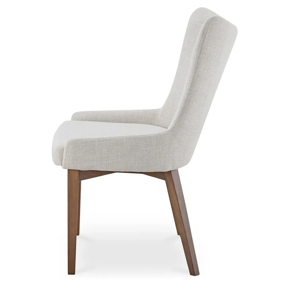 Rubeus Dining Side Chair - Heather Beige, Performance Fabric