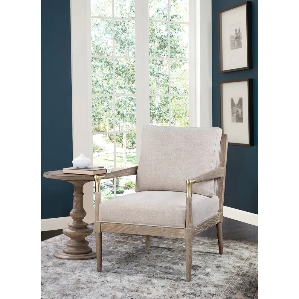 Ruby Chair - Lombardy Fawn, Oak