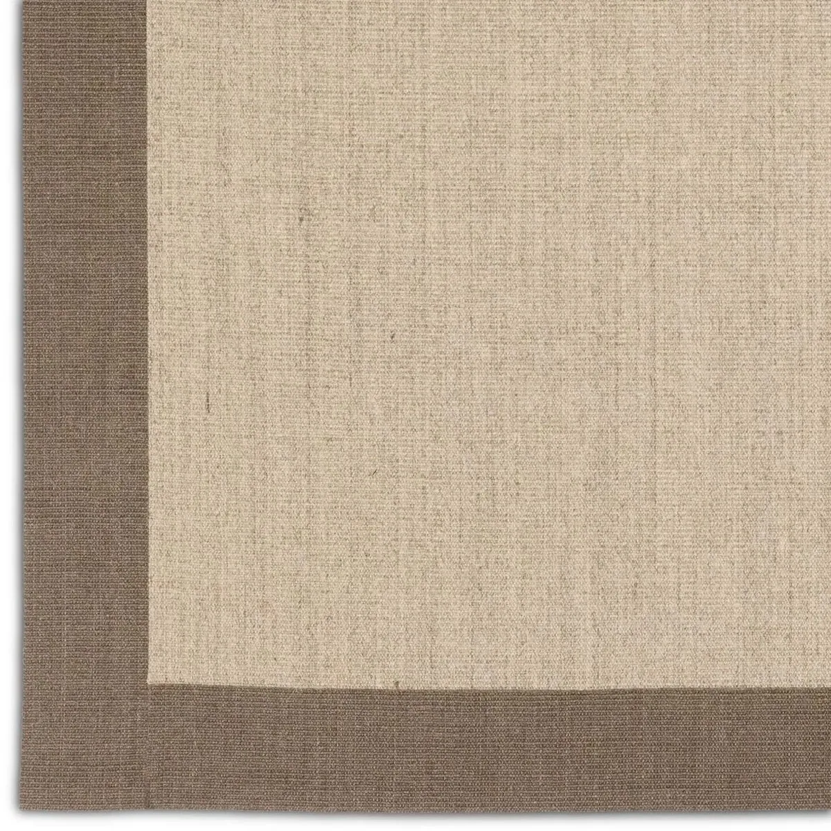 Rudo Sisal Border Rug - Beige