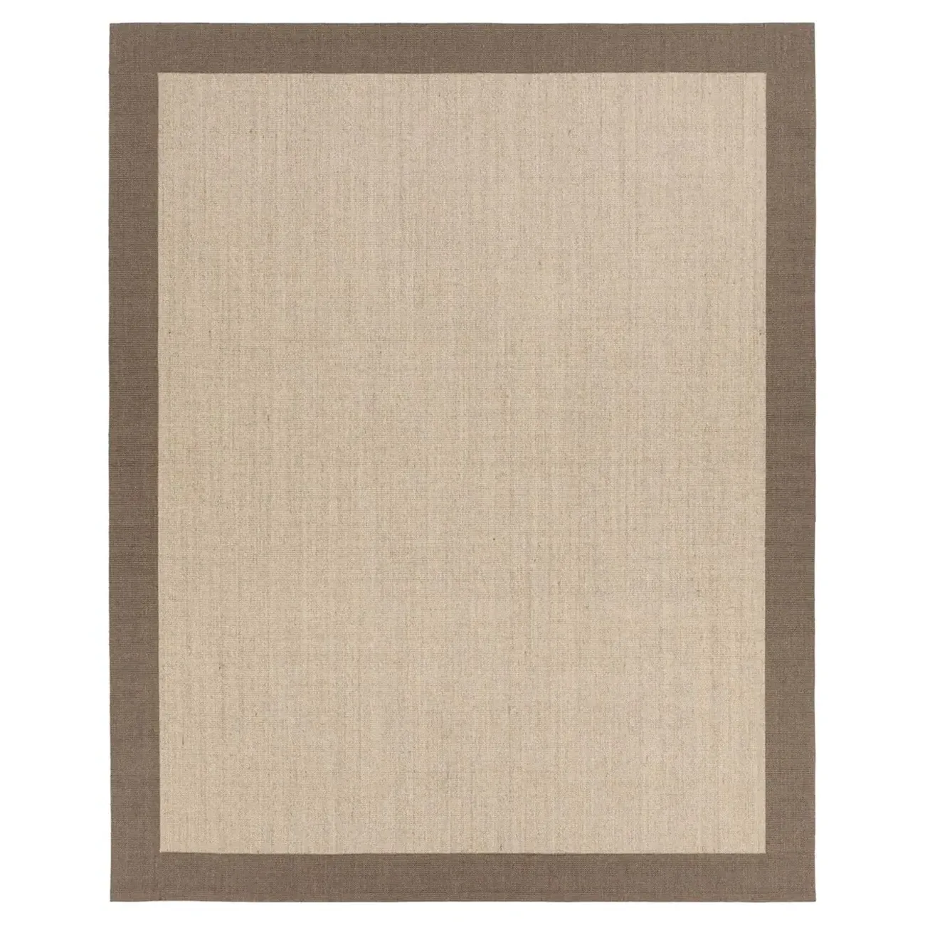 Rudo Sisal Border Rug Sample - Beige image