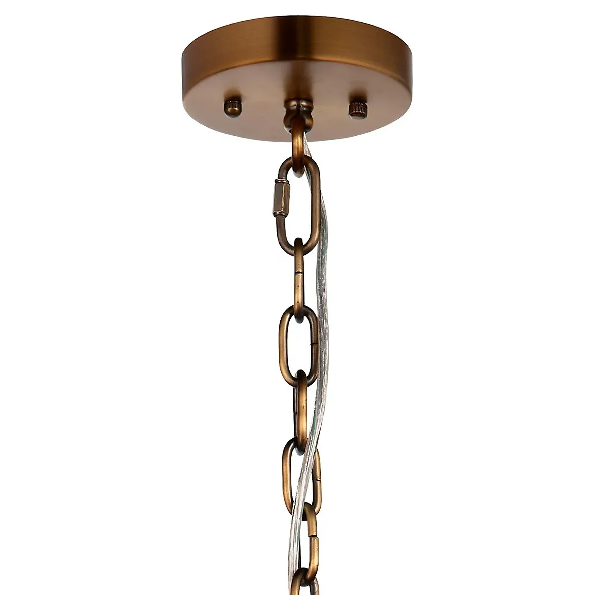 Rue Coastal Scalloped Single Pendant - Beige, Raffia