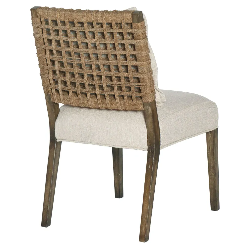 Rumi Dining Side Chair - Cream, Wood
