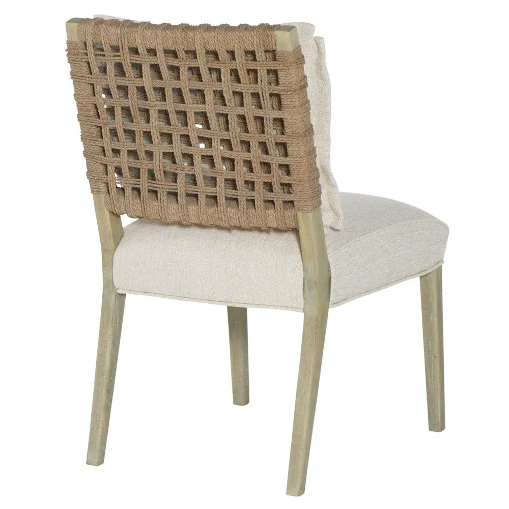 Rumi Dining Side Chair - Cream, Wood