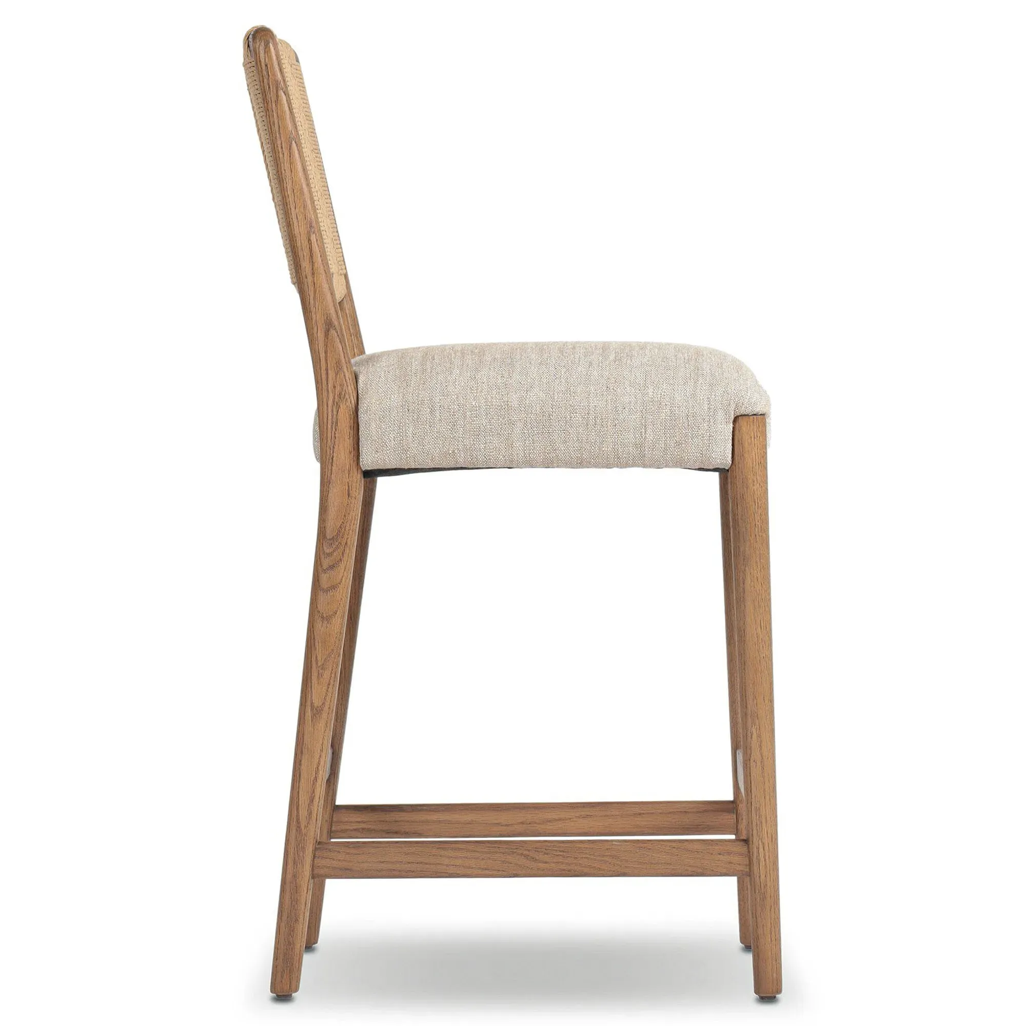 Russ Counter Stool - Beige, Oak