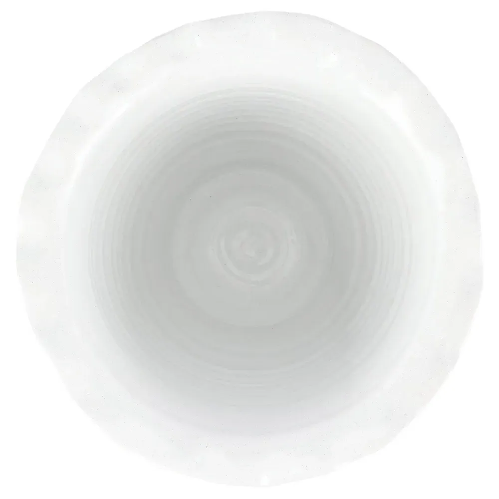 Rustic Garden Footed Cachepot - White, Terra Cotta