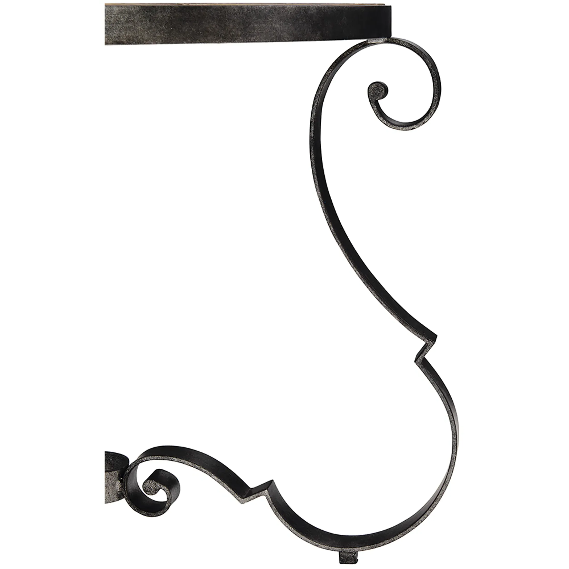 Rustom Round Side Table - Brown, Wood Veneer