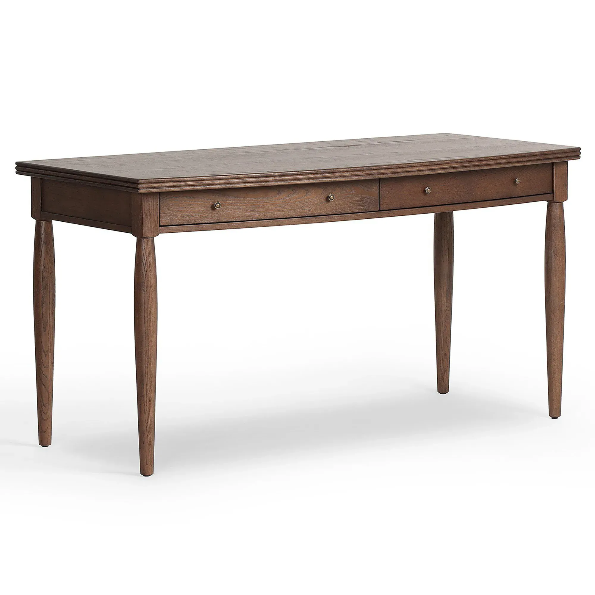 Ruth Demilune Desk - Brown, Oak