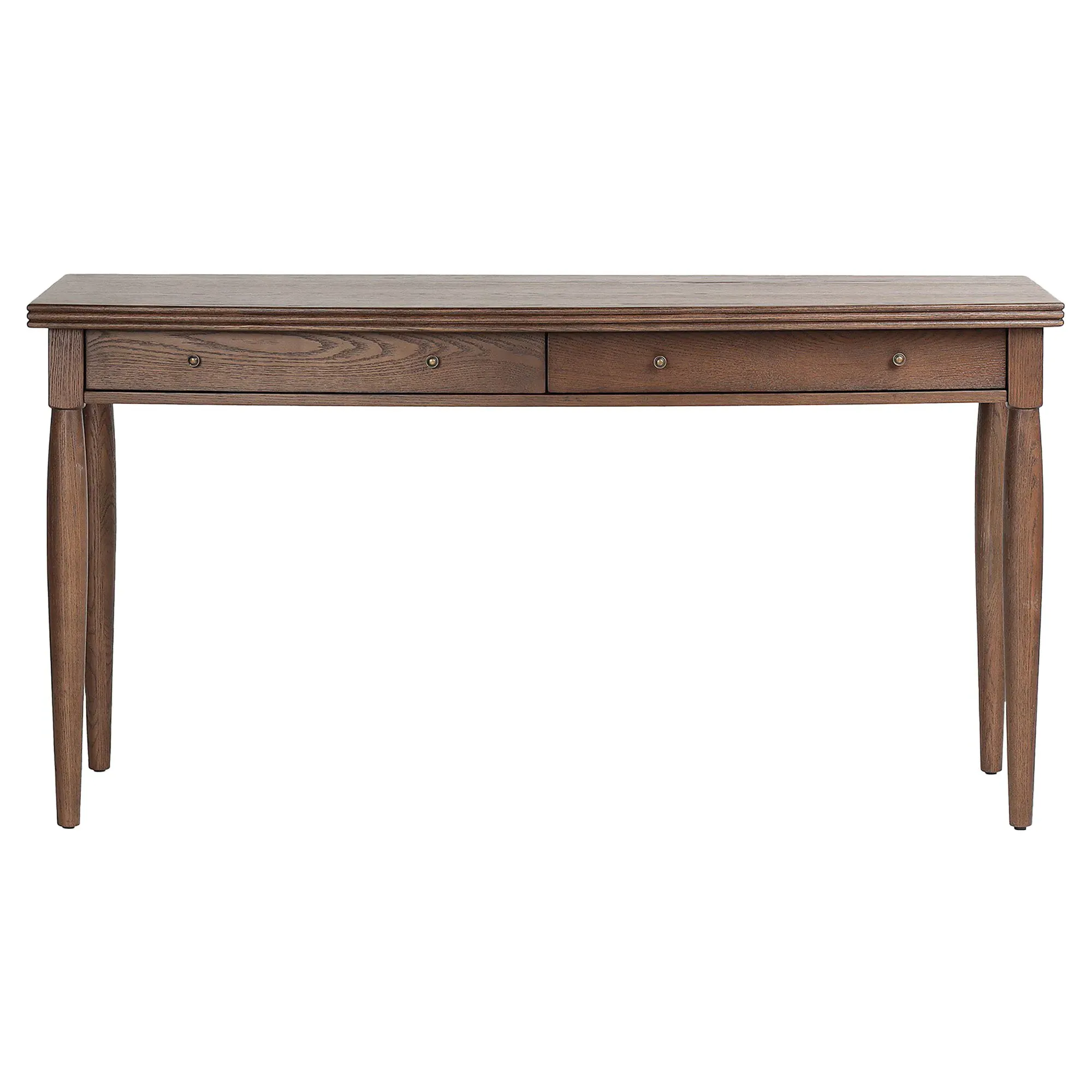 Ruth Demilune Desk - Brown, Oak