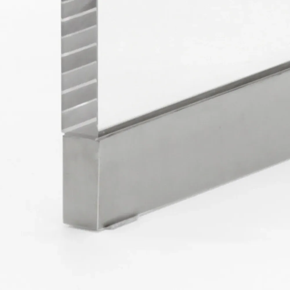 Ryder Curved Coffee Table - Clear, Acrylic