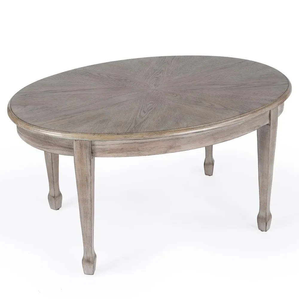 Rye Oval Coffee Table - Brown, Hardwood
