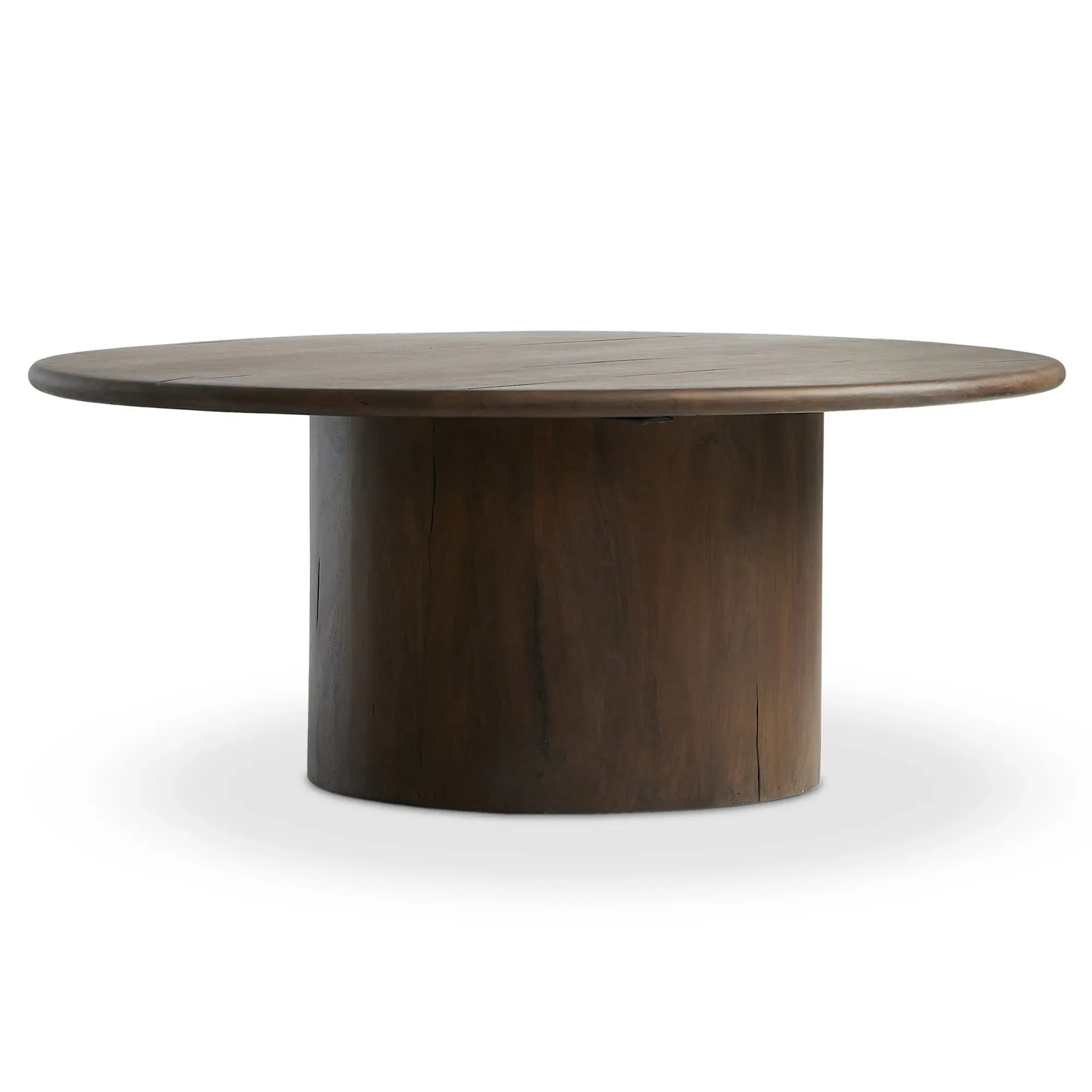 Ryker Oval Coffee Table - Brown, Reclaimed Wood