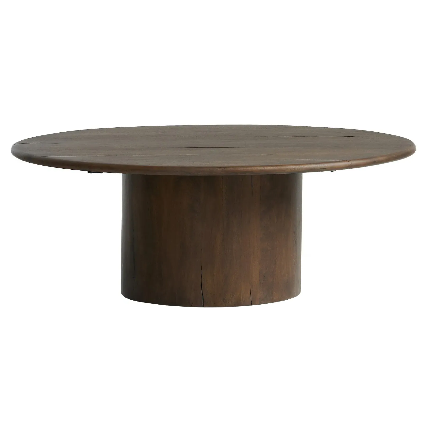 Ryker Oval Coffee Table - Brown, Reclaimed Wood