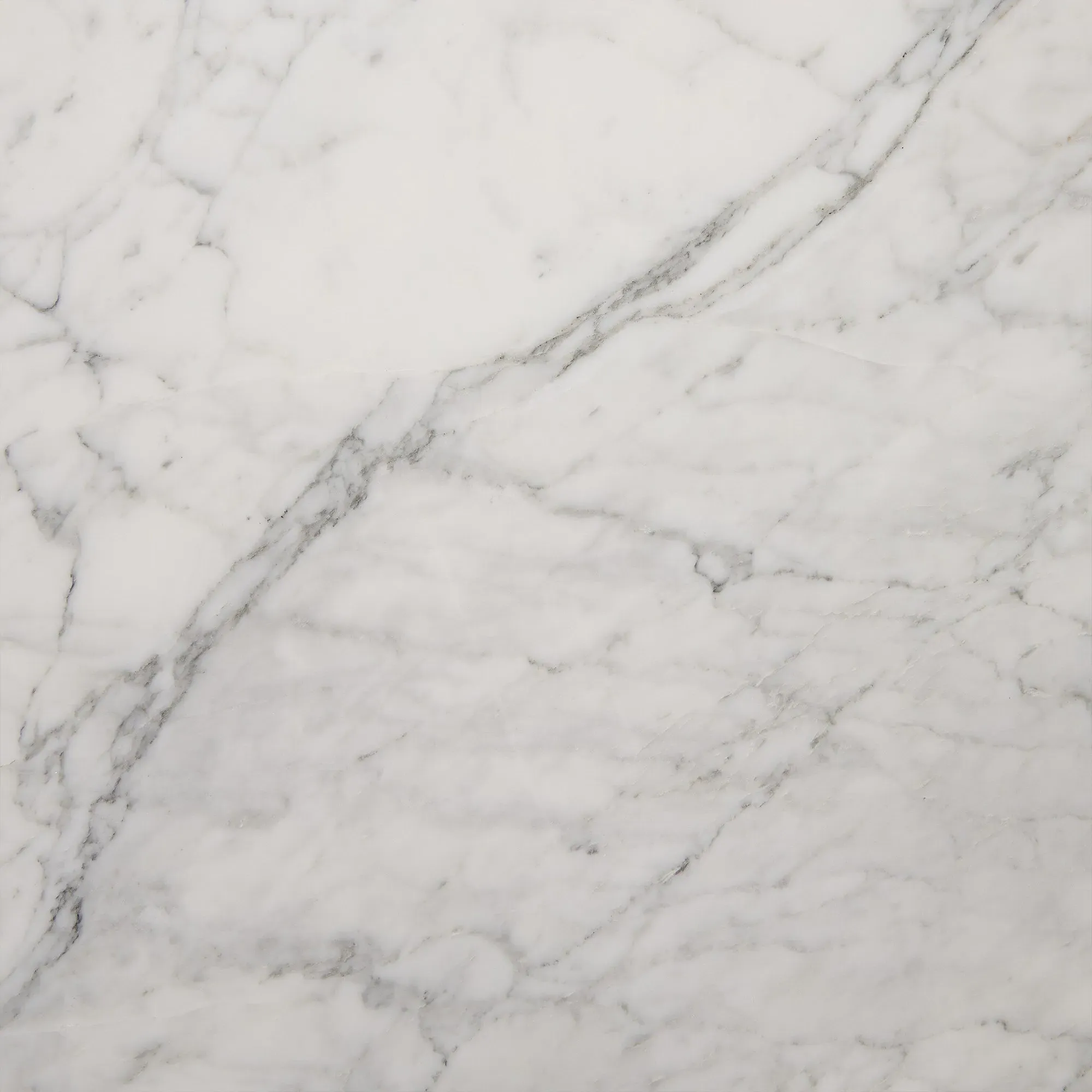 Ryker Oval Coffee Table - White, Marble