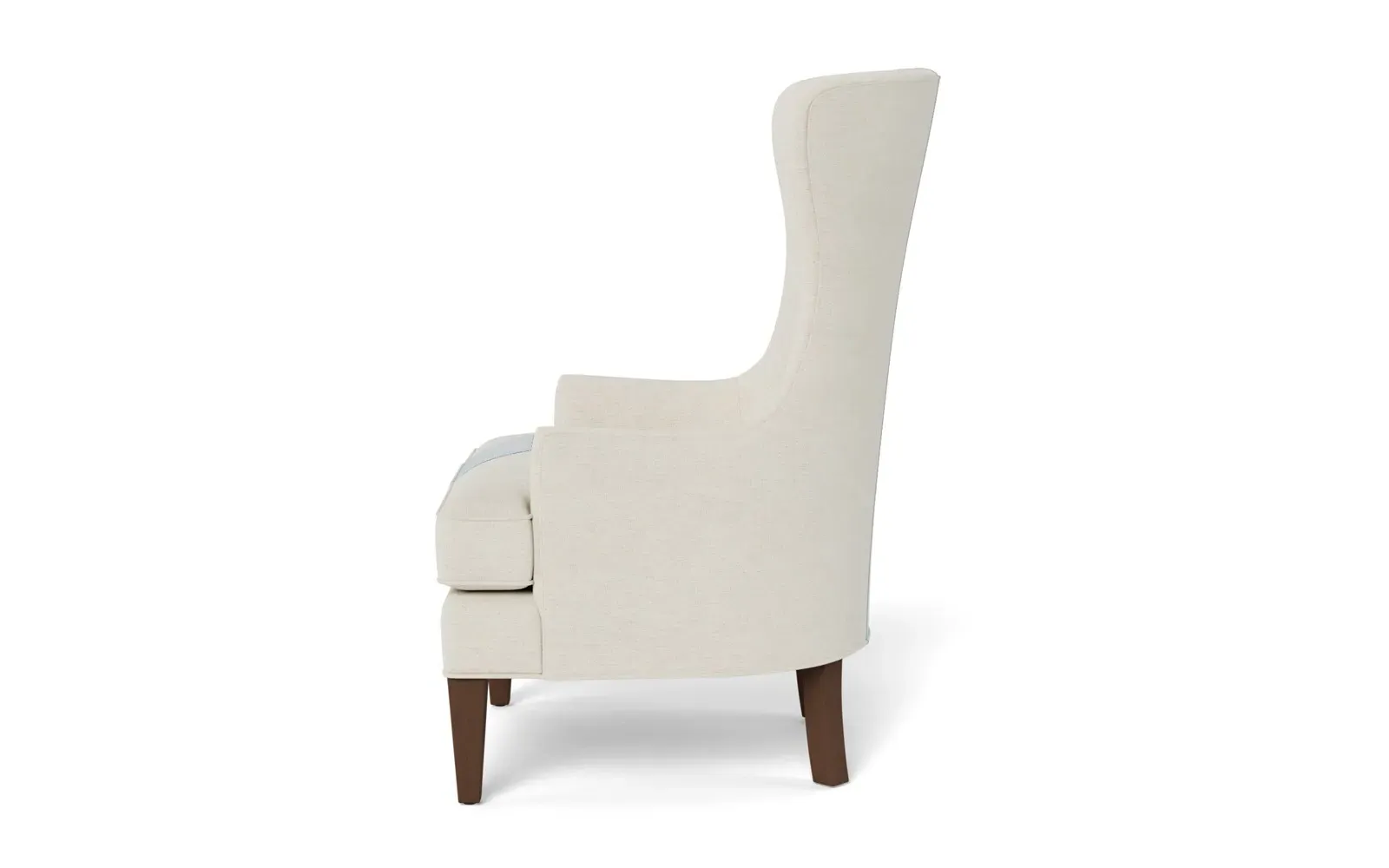 Rylie Wing Chair - Saltwater Blue, Performance Velvet