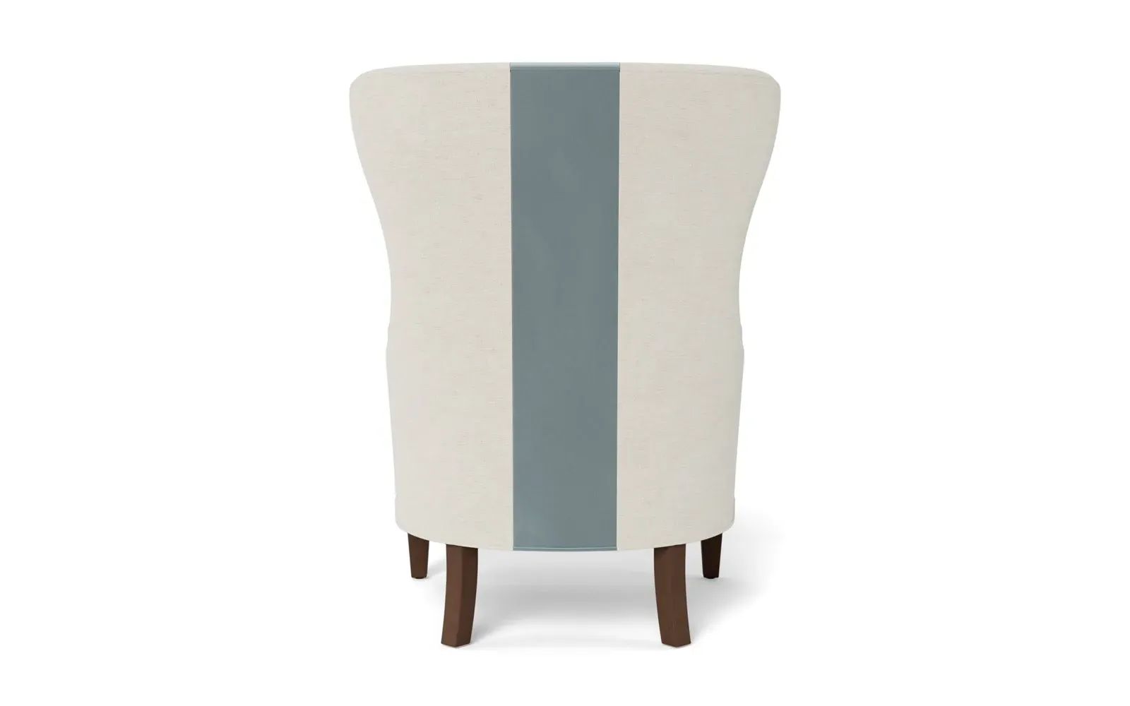 Rylie Wing Chair - Saltwater Blue, Performance Velvet