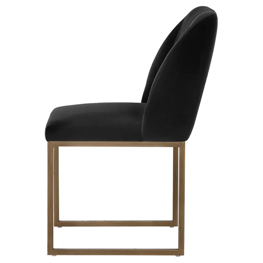 Saavedra Dining Side Chair Set of 2 - Shadow Grey, Iron