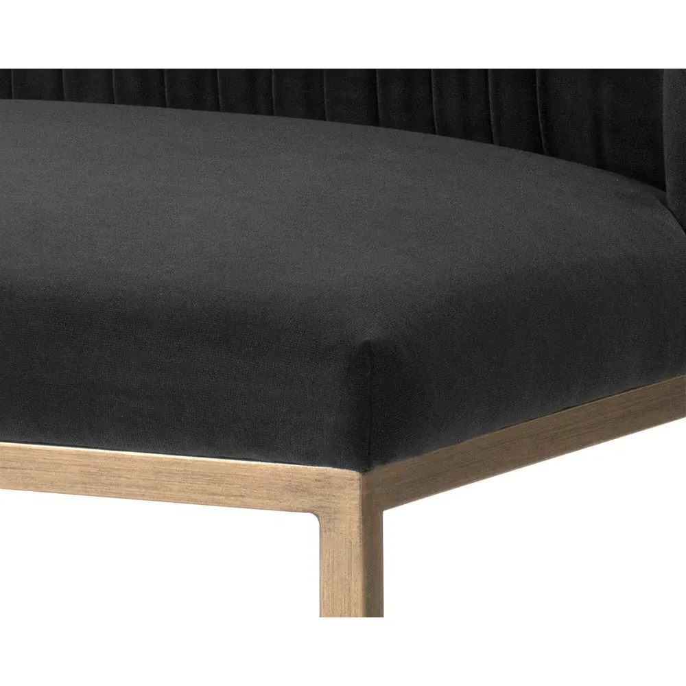 Saavedra Dining Side Chair Set of 2 - Shadow Grey, Iron