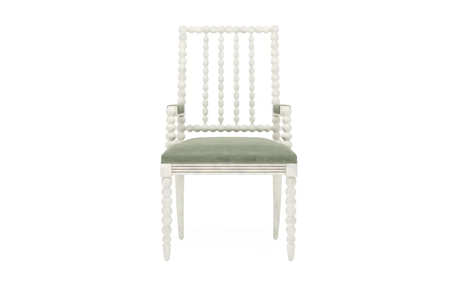 Sabinna Dining Arm Chair - Lustre Verde, Velvet