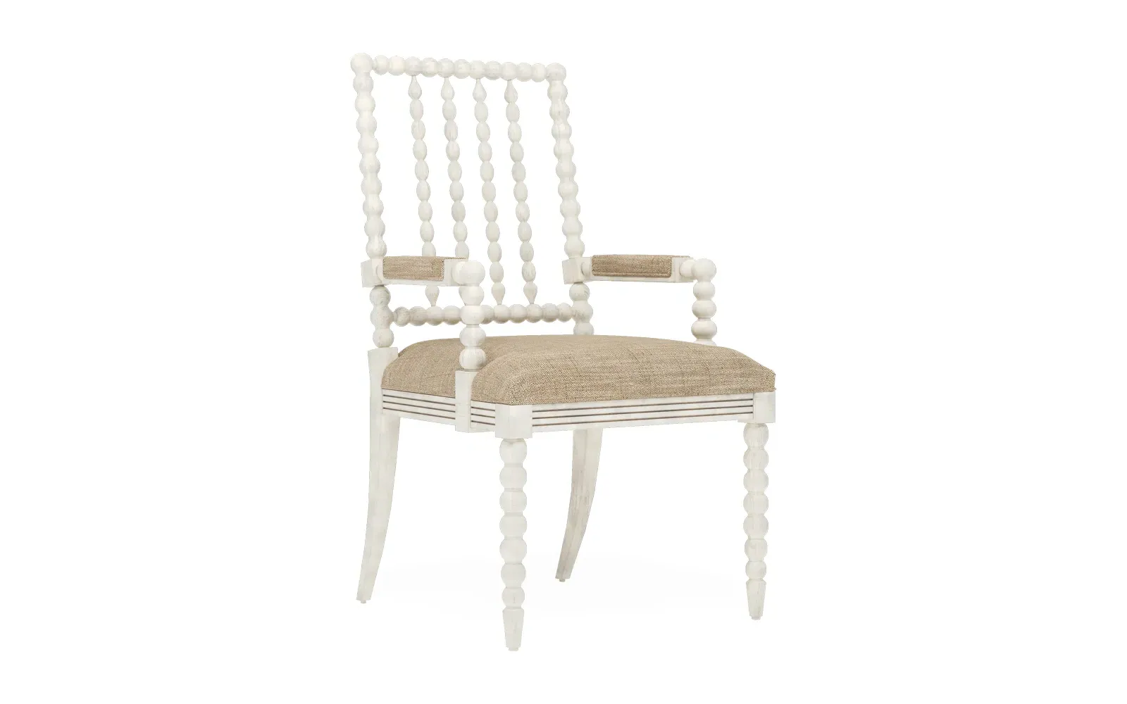 Sabinna Dining Arm Chair - Mocha, Hardwood