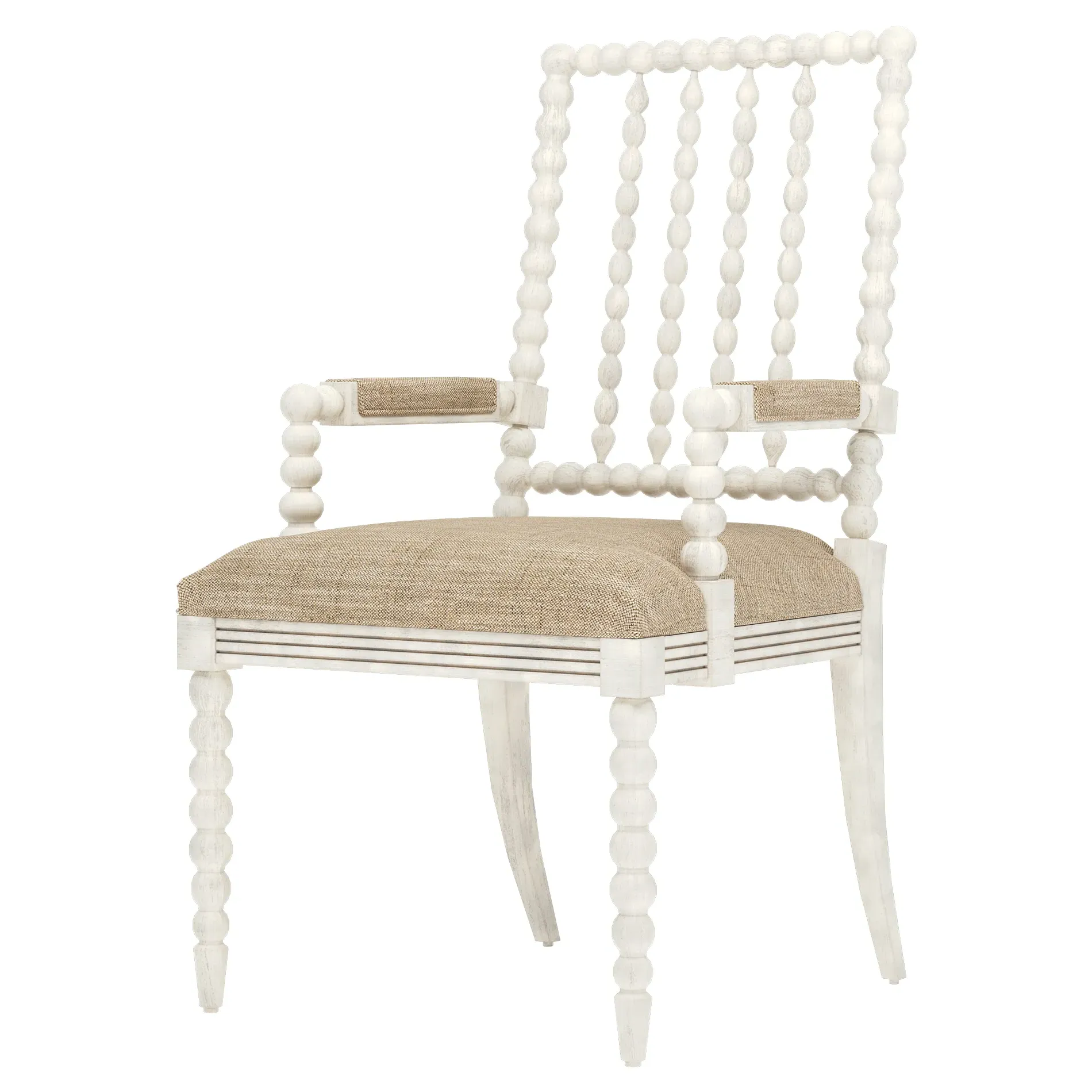 Sabinna Dining Arm Chair - Mocha, Hardwood