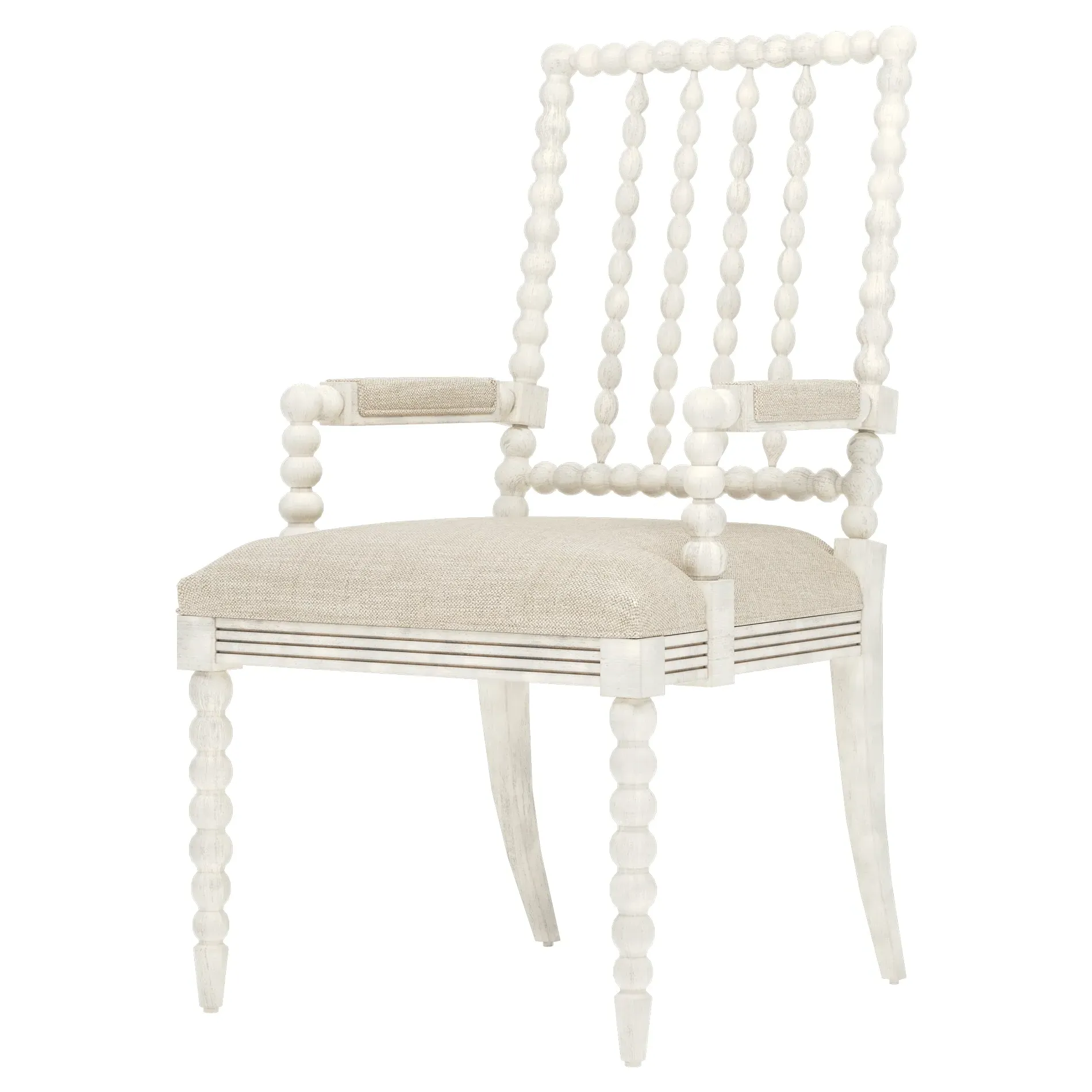 Sabinna Dining Arm Chair - Pebble Shore, Hardwood