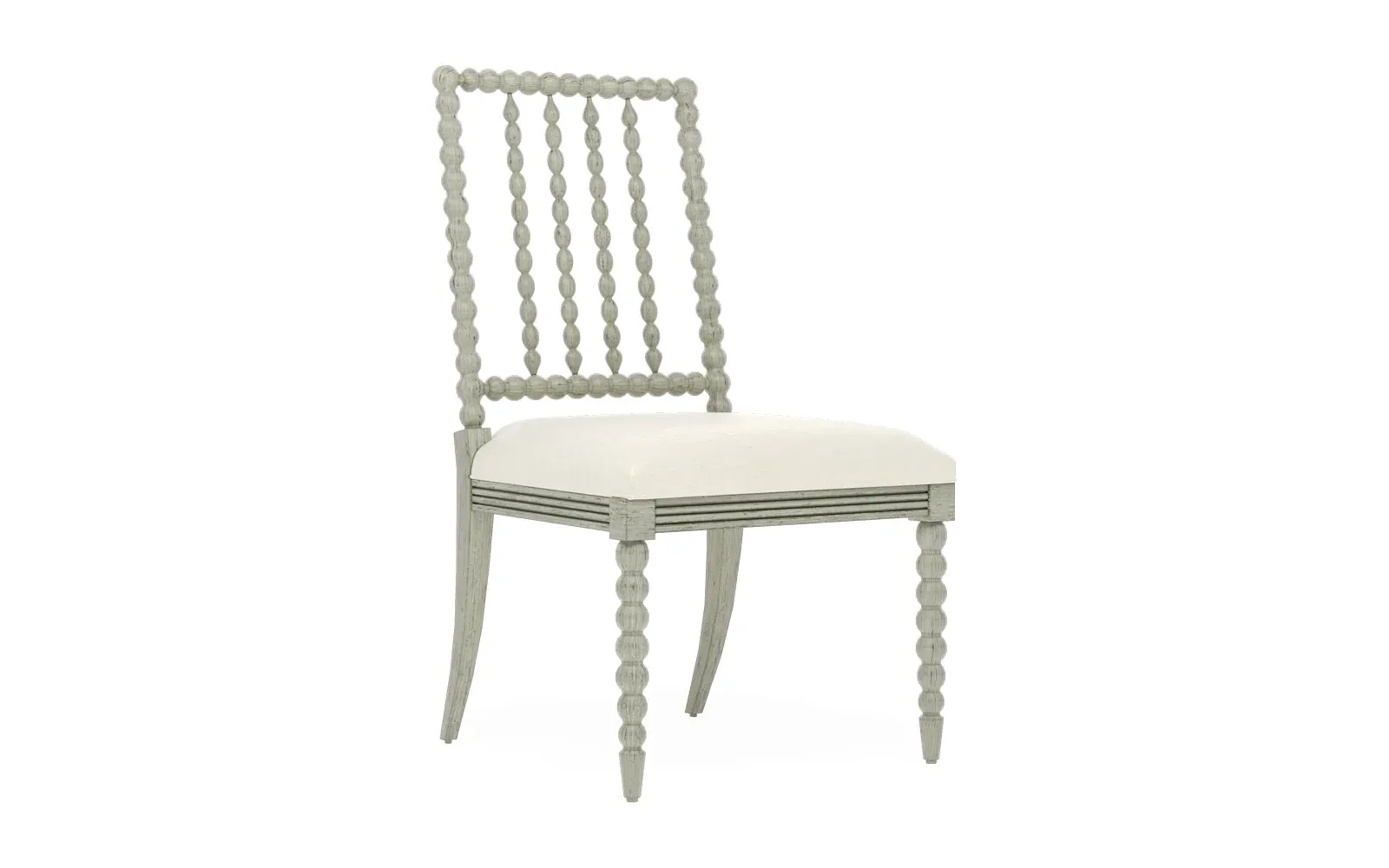 Sabinna Dining Side Chair - Heathered Ivory, Hardwood