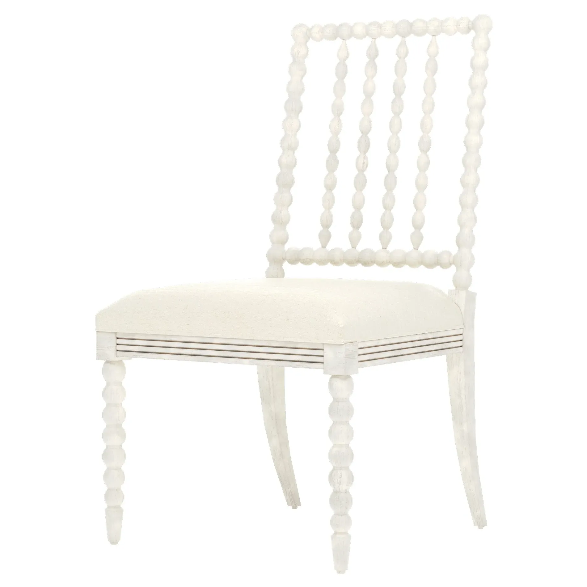 Sabinna Dining Side Chair - Heathered Ivory, Hardwood