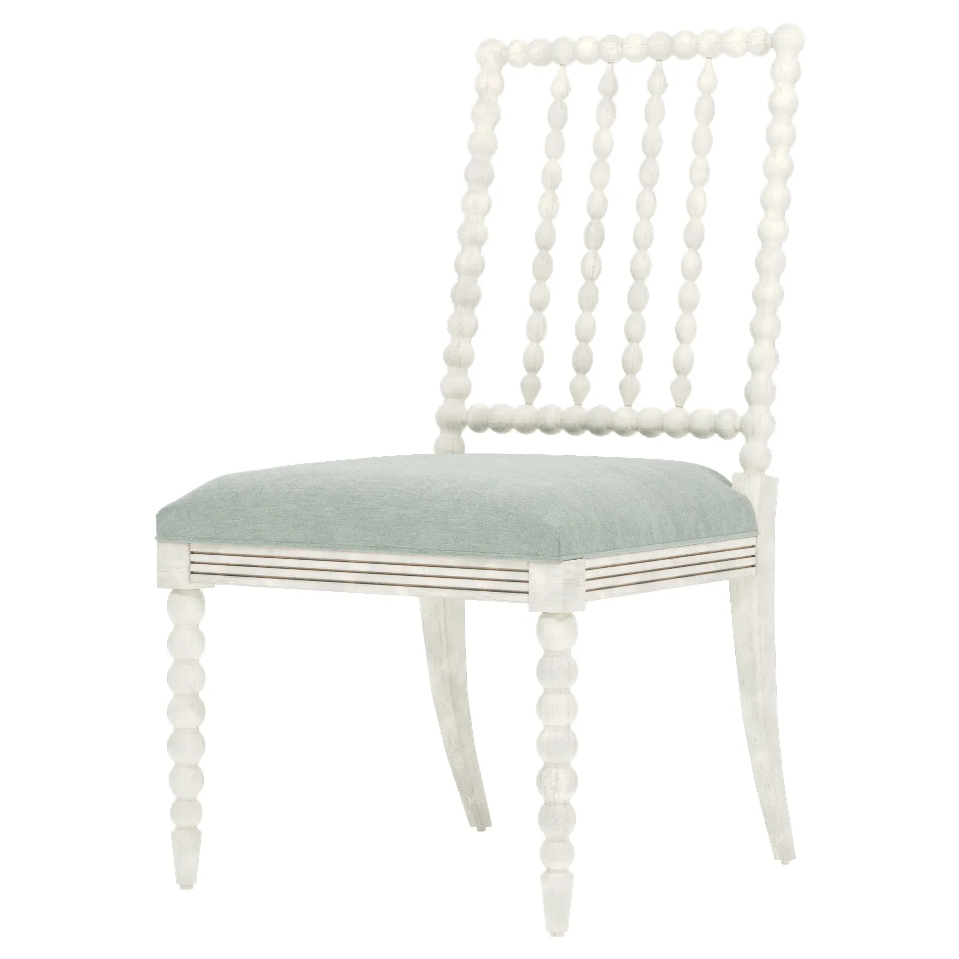 Sabinna Dining Side Chair - Sea Mist, Velvet