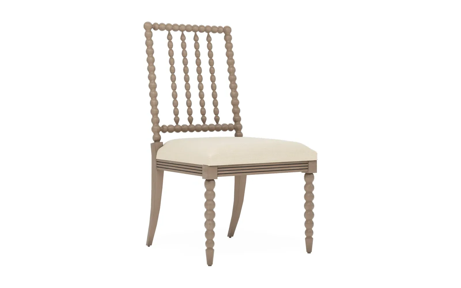 Sabinna Textured Weave Dining Side Chair - Bisque, Driftwood