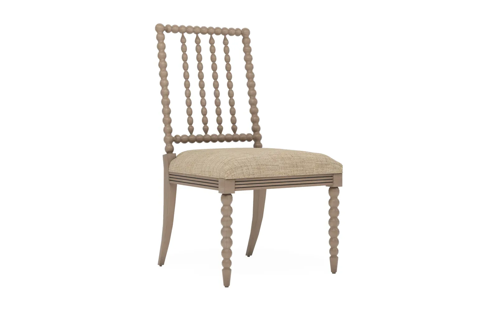 Sabinna Textured Weave Dining Side Chair - Mocha, Driftwood