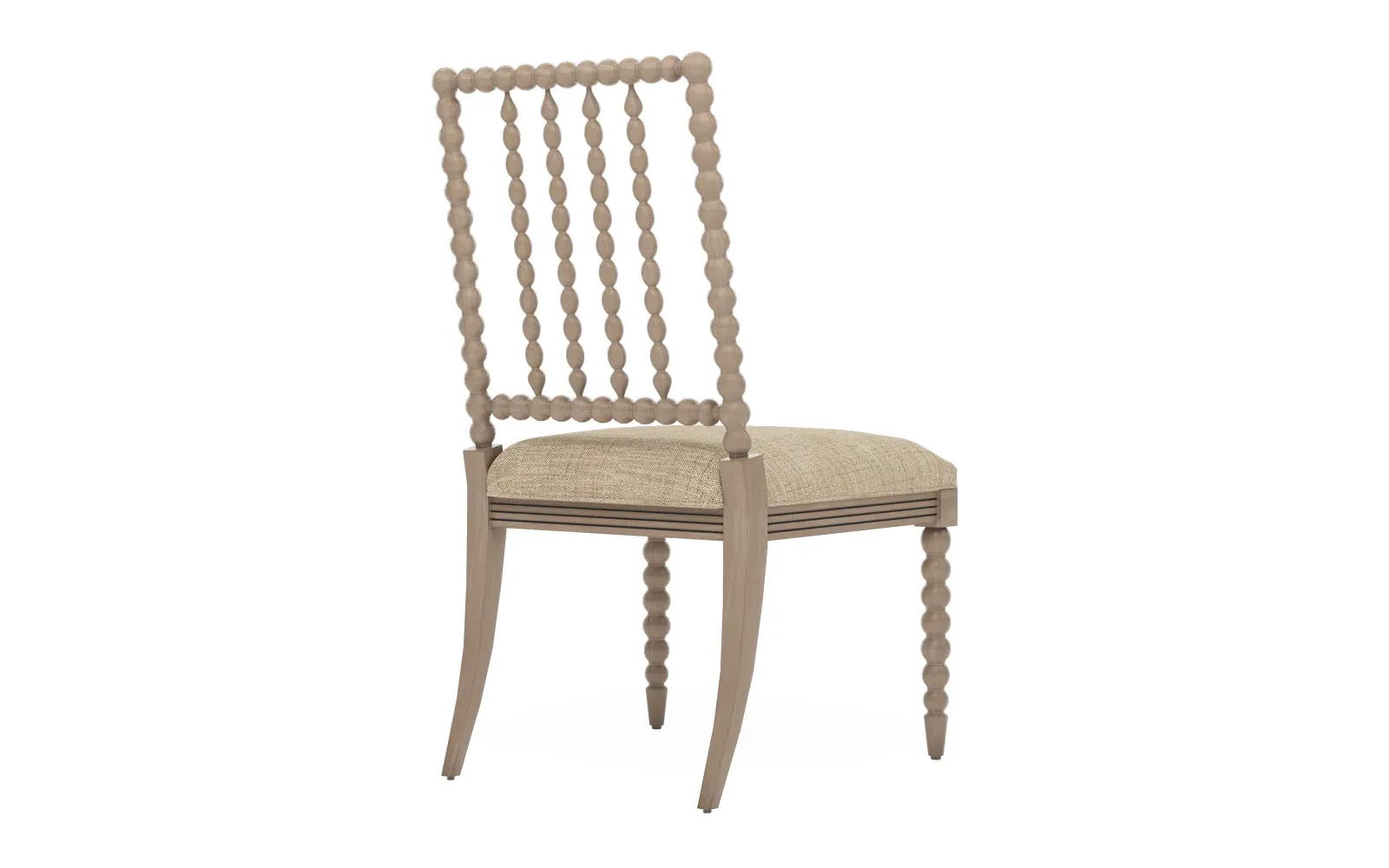 Sabinna Textured Weave Dining Side Chair - Mocha, Driftwood