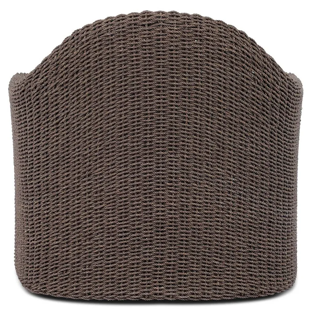 Sacha Woven Outdoor Lounge Chair - Brown