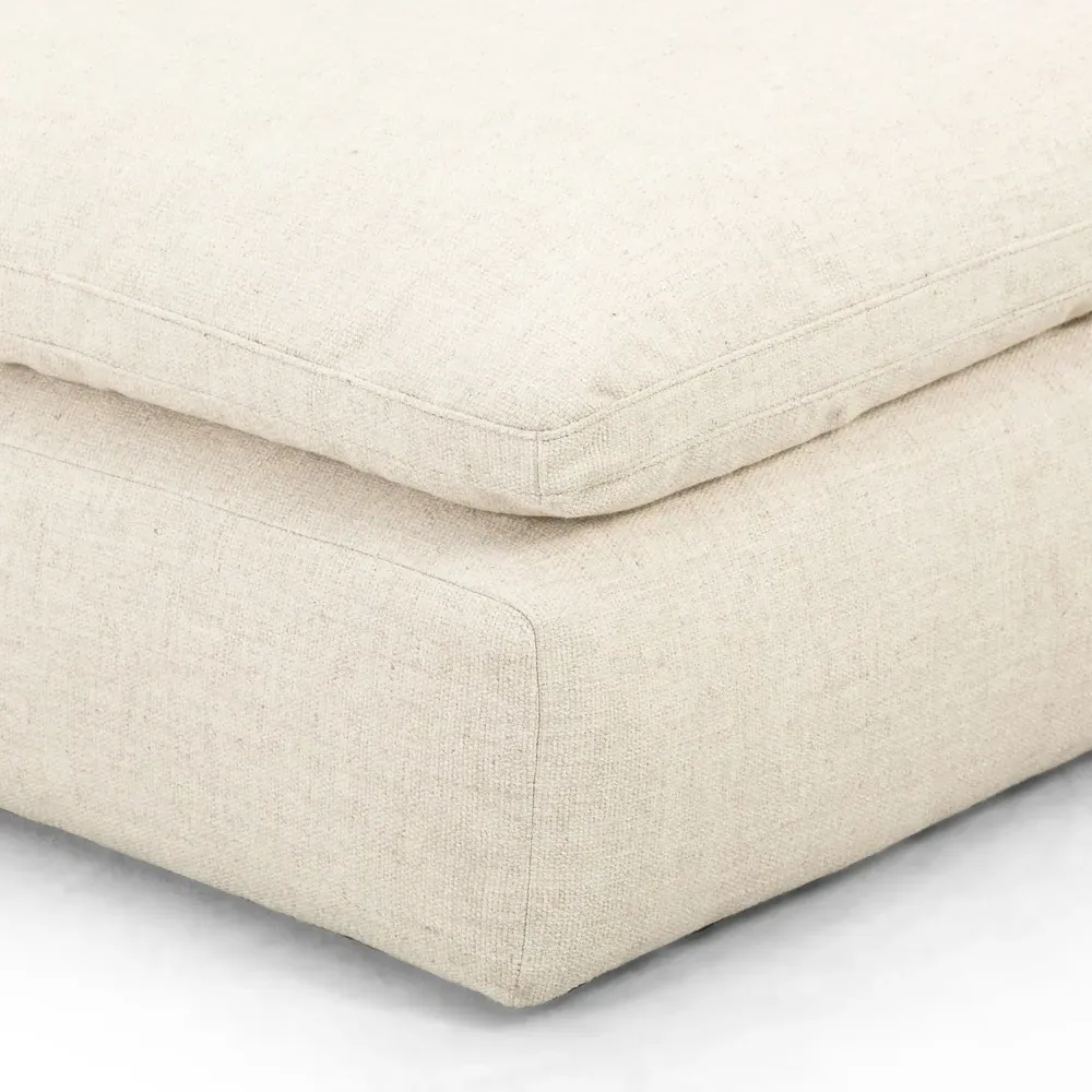 Sadie Left Chaise Sectional - Cream, Performance Fabric