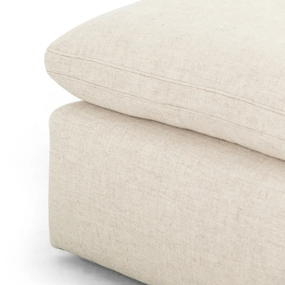 Sadie Right Chaise Sectional - Cream, Performance Fabric