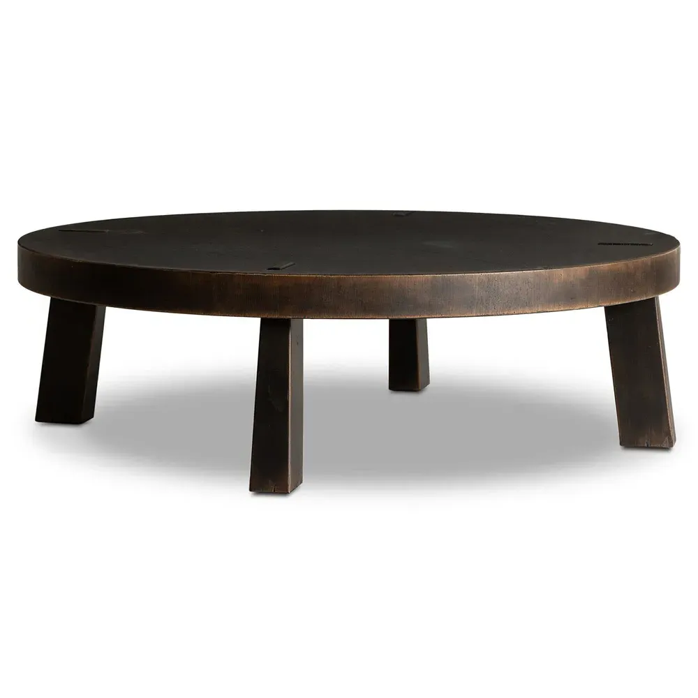 Sadira Square Coffee Table - Burnt Oak