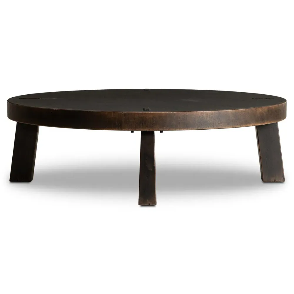 Sadira Square Coffee Table - Burnt Oak