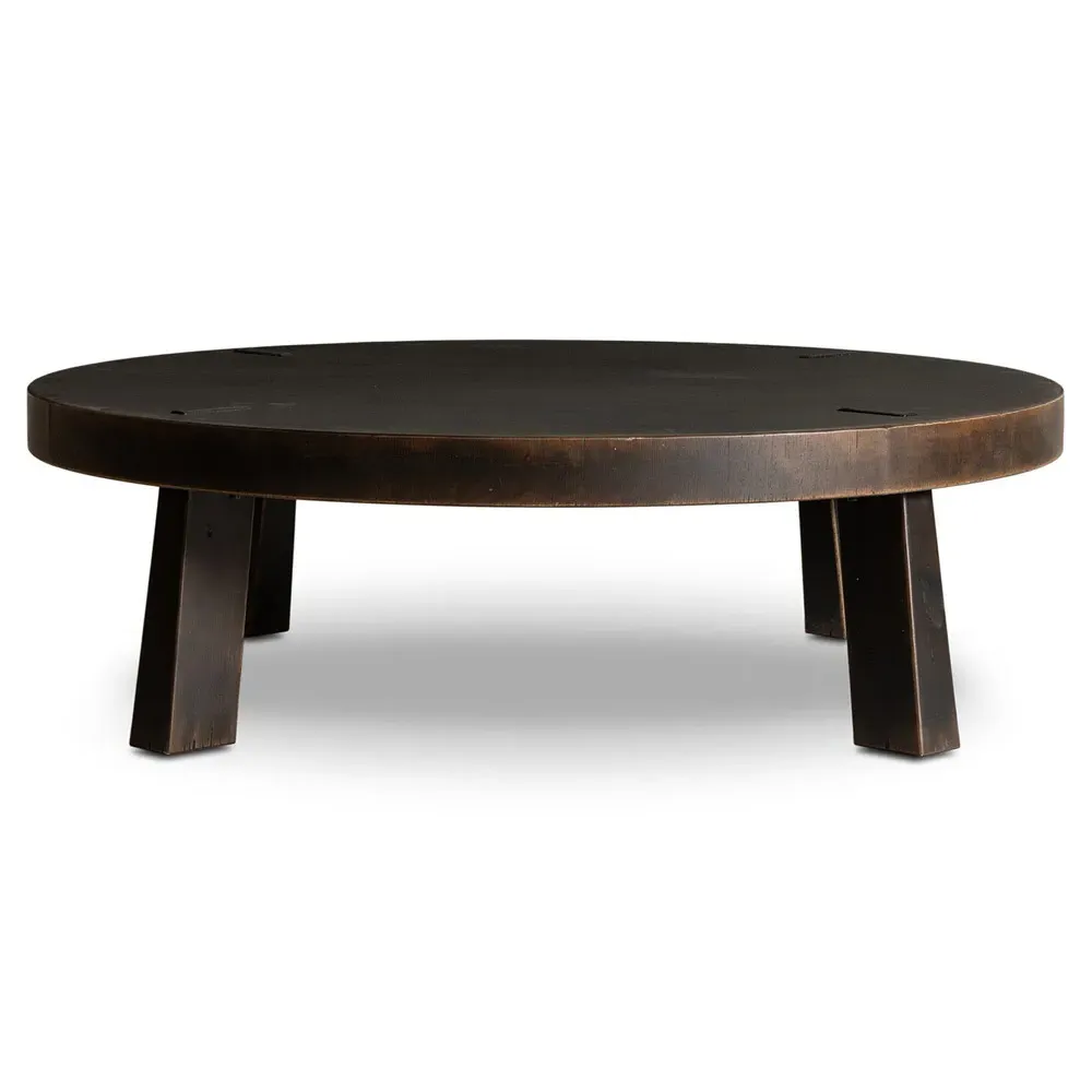 Sadira Square Coffee Table - Burnt Oak