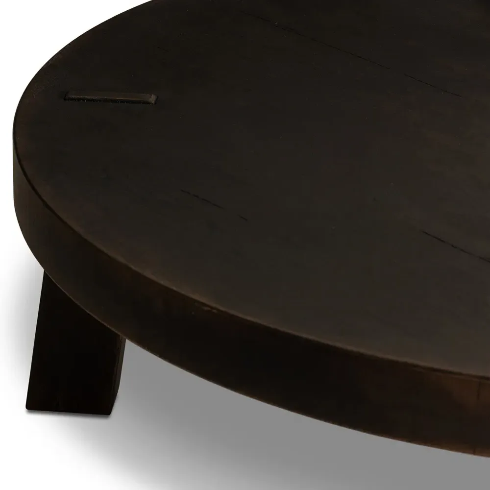 Sadira Square Coffee Table - Burnt Oak