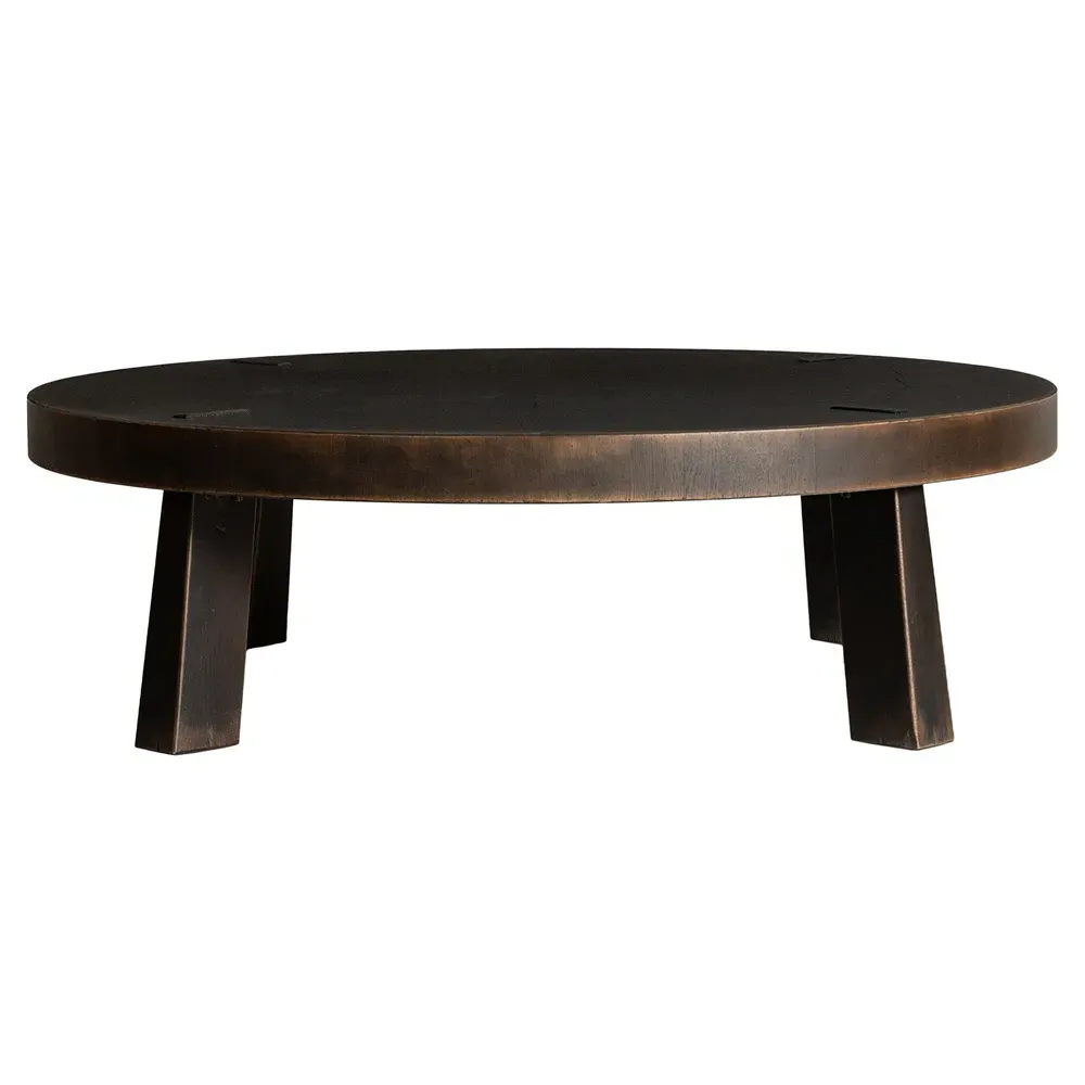 Sadira Square Coffee Table - Burnt Oak