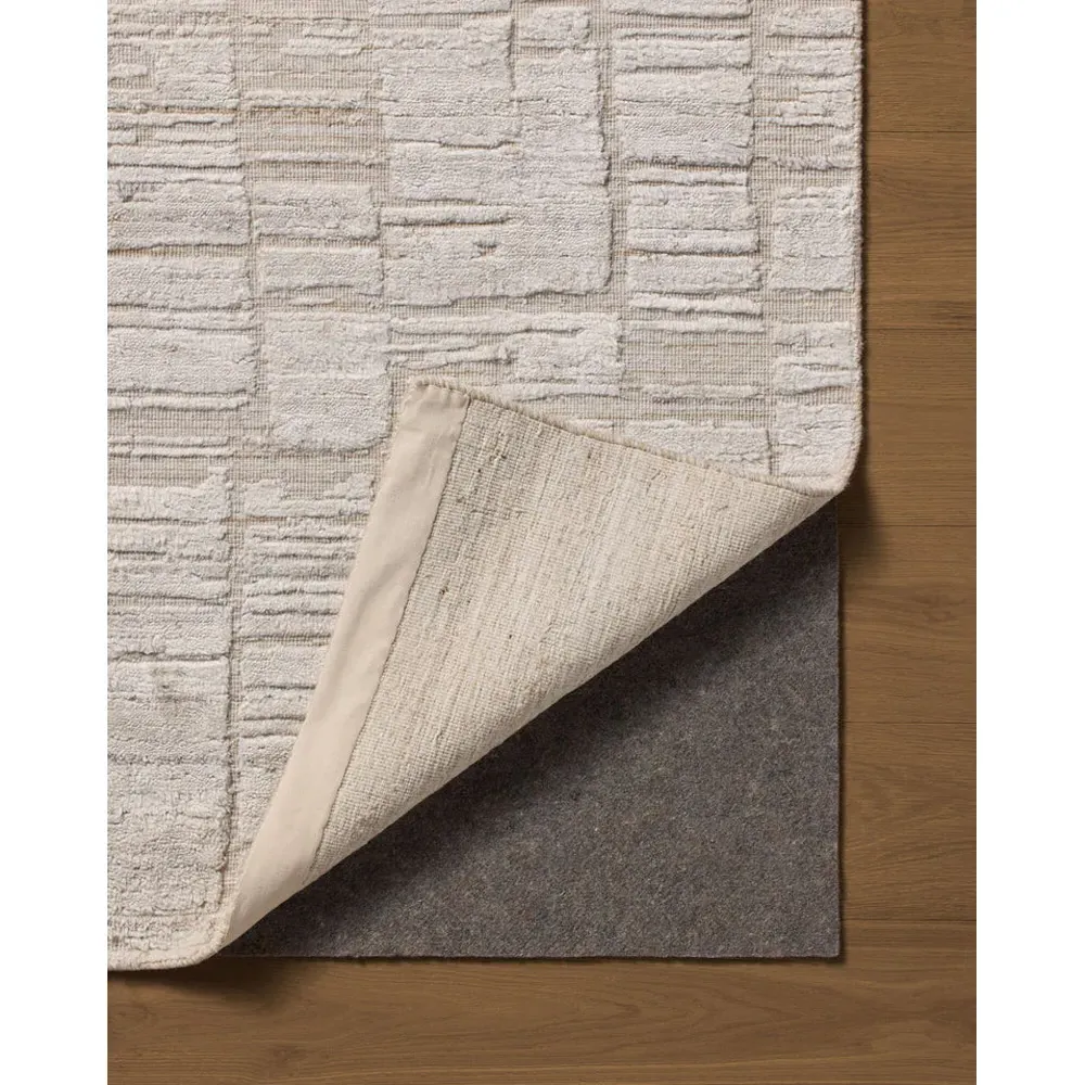 Salem 8.5x11.5 Textured Solid Rug - White, Wool