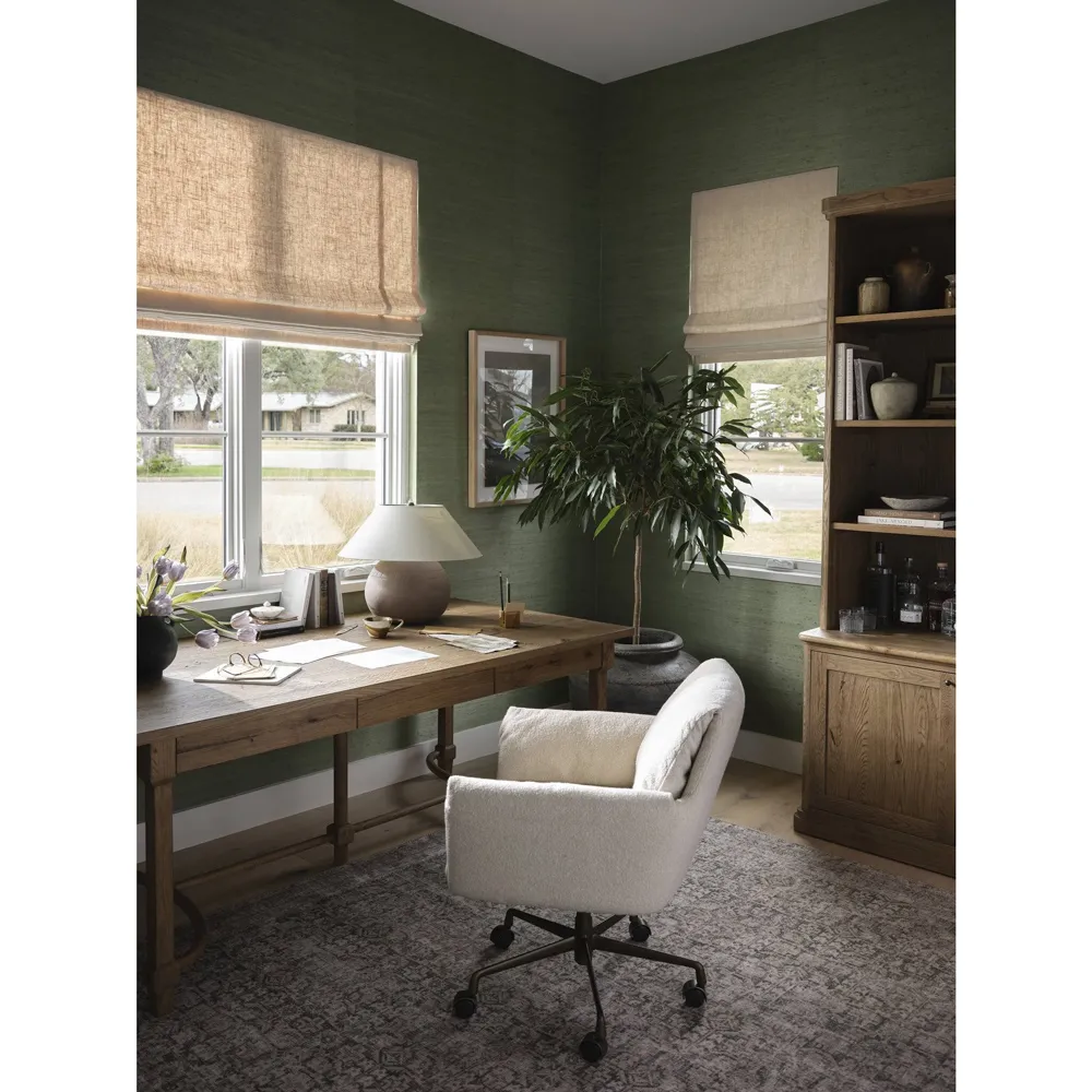 Salerno Swivel Desk Chair - Crete Sand, Linen