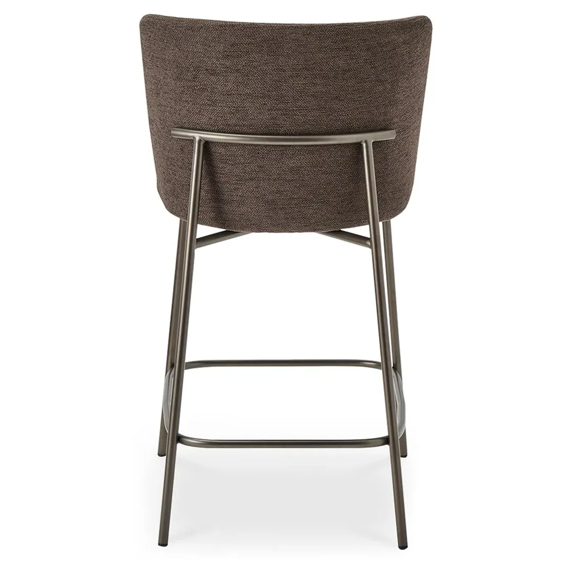 Sally Counter Stool - Dark Brown, Metal