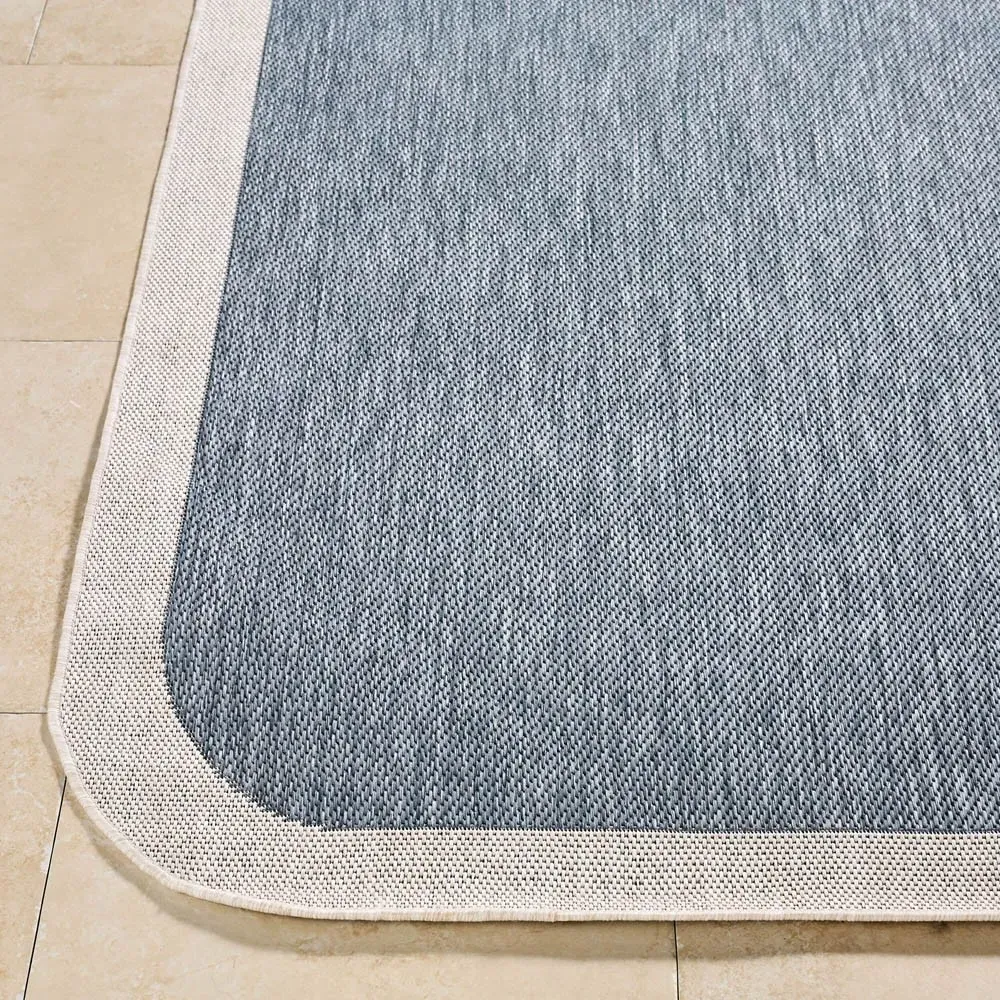 Salome Indoor Outdoor Rug - Blue, Polypropylene
