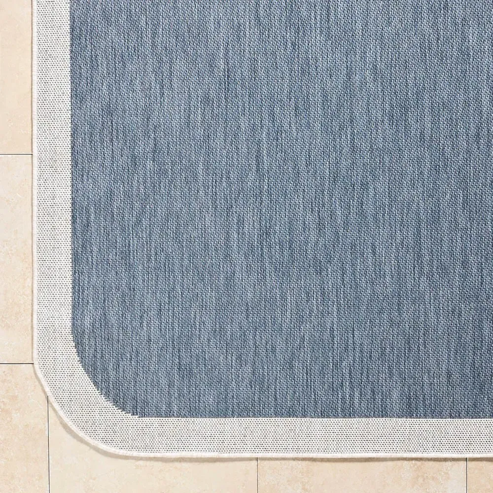 Salome Indoor Outdoor Rug - Blue, Polypropylene