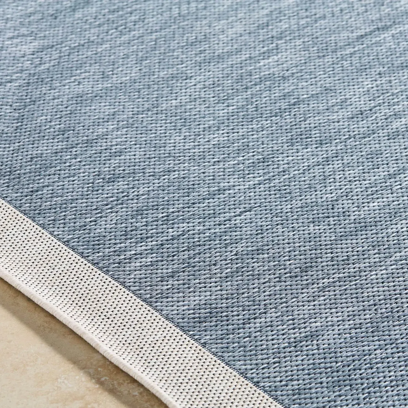 Salome Indoor Outdoor Rug - Blue, Polypropylene