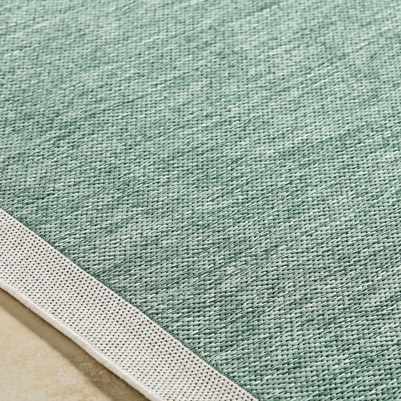 Salome Indoor Outdoor Rug - Green, Polypropylene